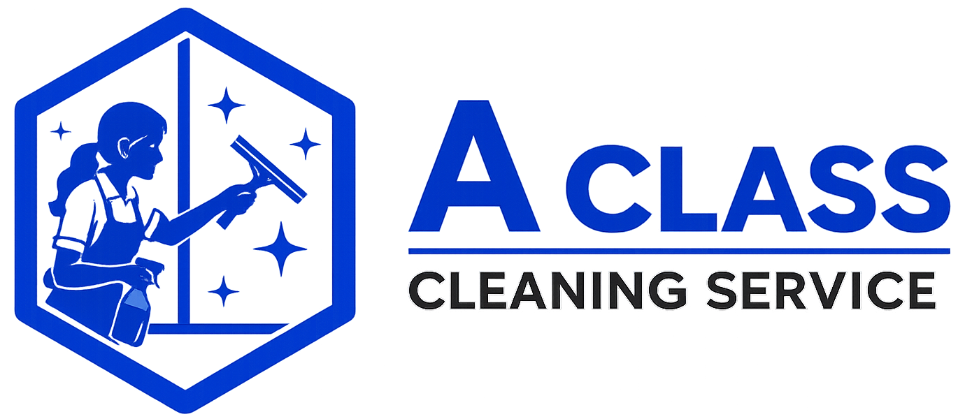 A Class Cleaning Service Logo